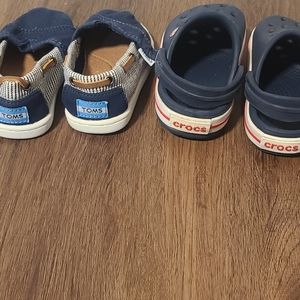 6c Navy Croc and Tom's Baby Shoe Bundle